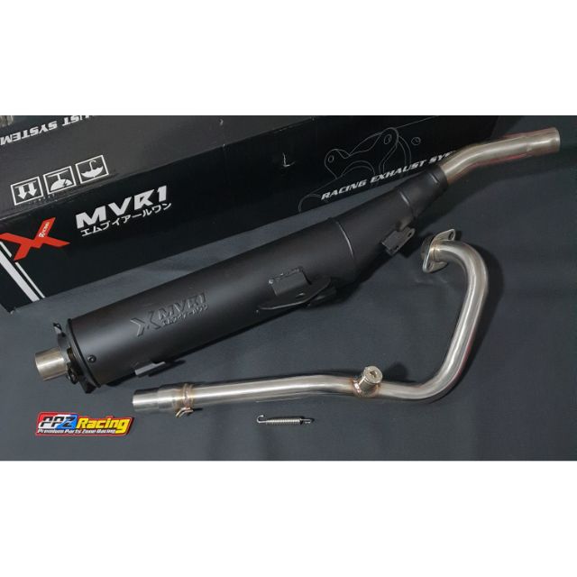 MVR1 POWER PIPE SILENT TYPE STAINLESS ELBOW SNIPER MX150i Shopee