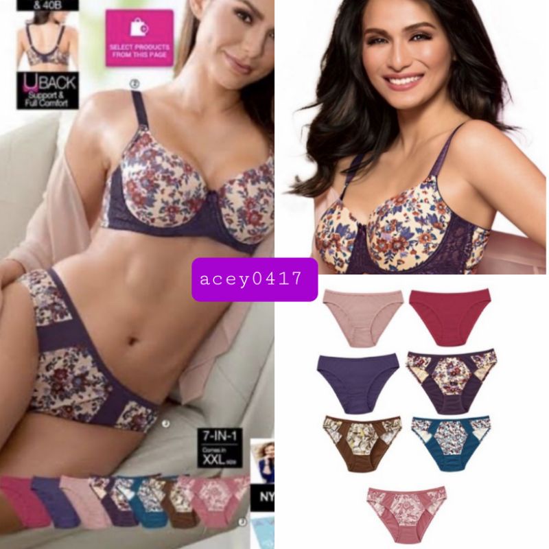 Avon Classic Mylene Underwire Floral Lace Bra Or In Bikini Panty Set