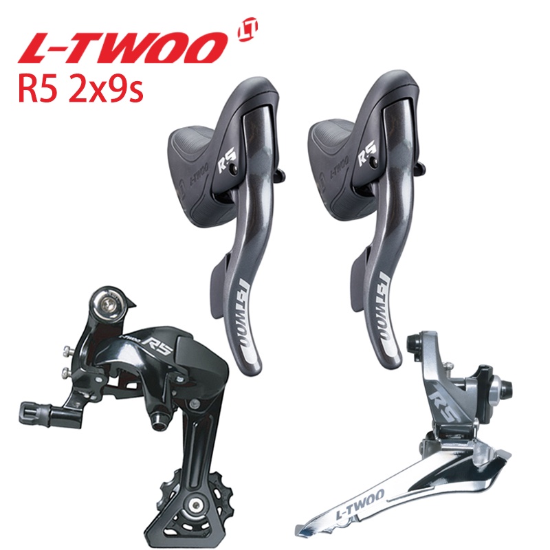 LTWOO R5 2x9 Speed 18s Road Bike Shifter Rear Derailleurs Front Group