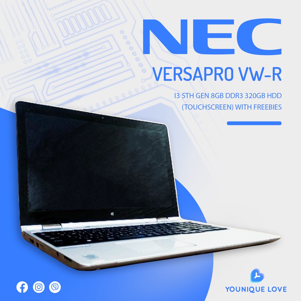 Nec Versa Pro Vw R Touchscreen Laptop Shopee Philippines