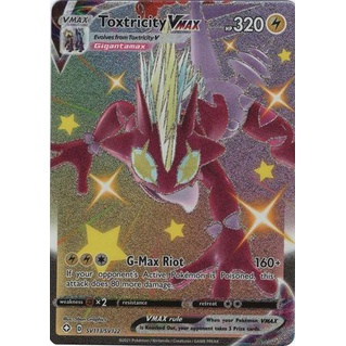 Toxtricity VMAX SV113 SV122 Shiny Shining Fates Pokemon Trading