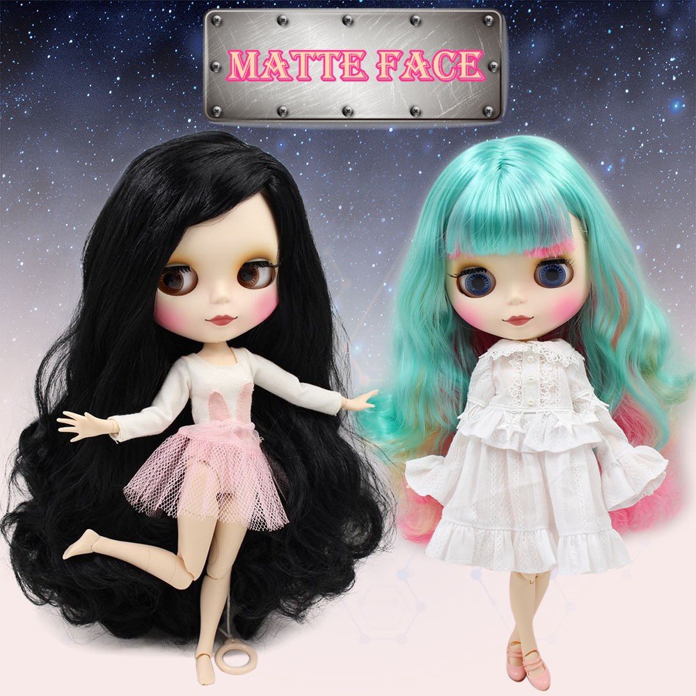 ICY Nude Blyth Doll Matte Face 8 Kinds Of Hair Color With Big Breast