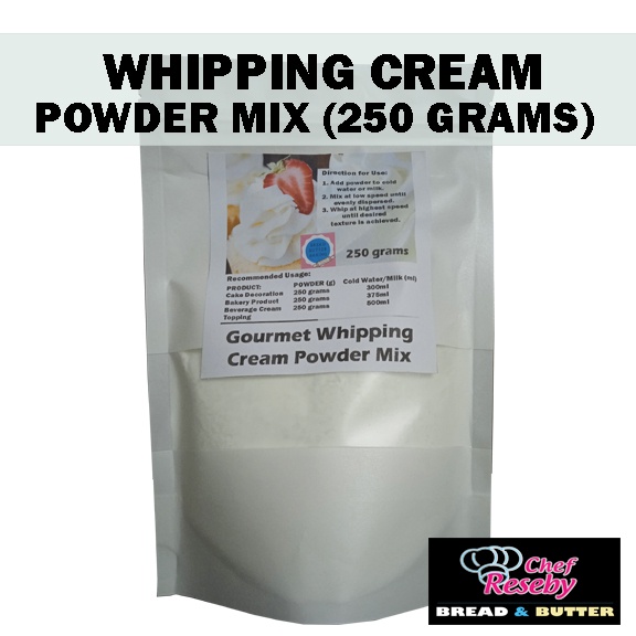 Whipping Cream Powder Mix Grams Can Make Up To Ml Whipping Cream