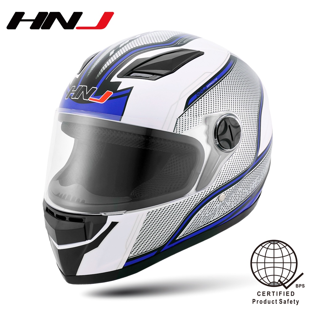 Hnj Ff Full Face Motorcycle Helmet Single Shade Motor Men S Women