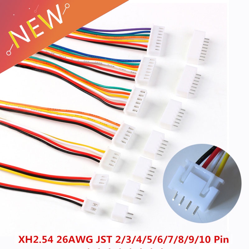 Sets Jst Xh Xh Mm Wire Cable Connector Pin