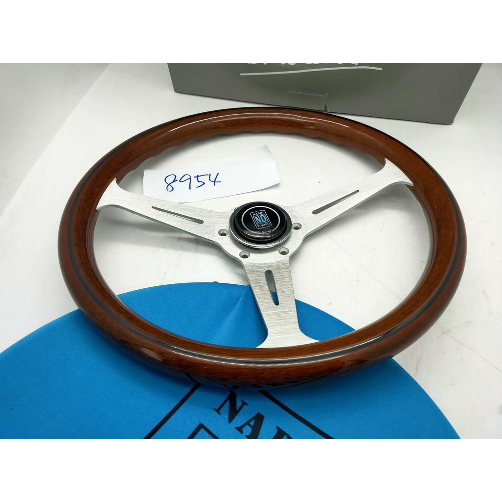 Nardi Wood Classic Silver Spoke Steering Wheel 14inci Shopee Philippines