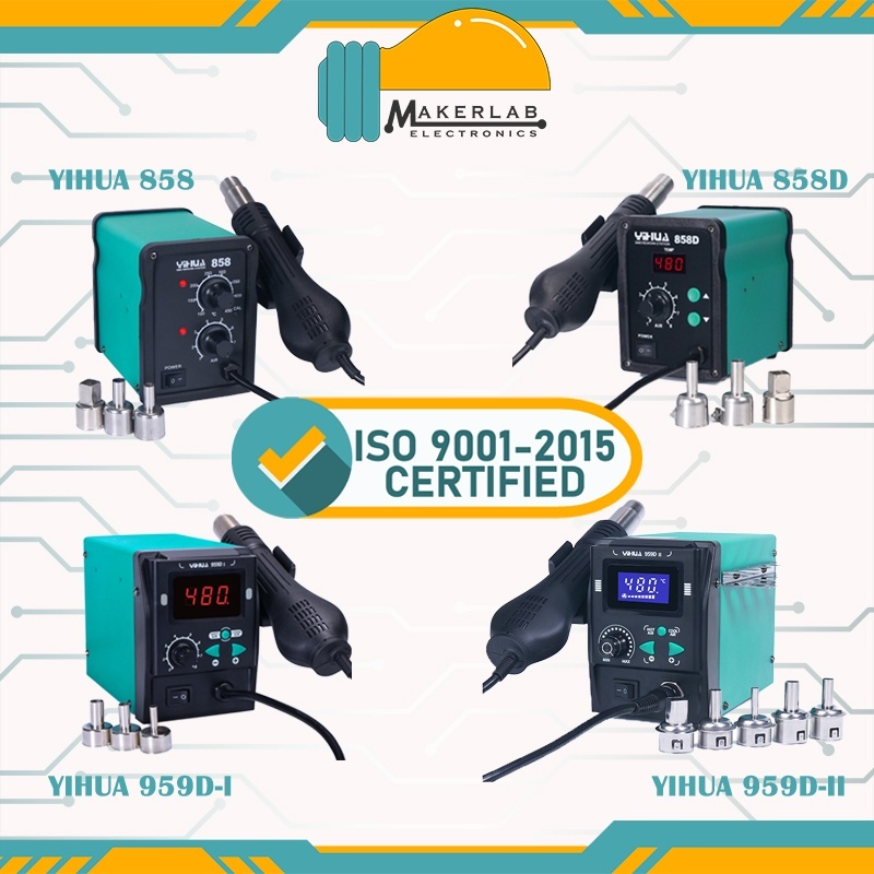 Hot Air Rework Station SMD YIHUA 858 858D 959D I 959 II Shopee