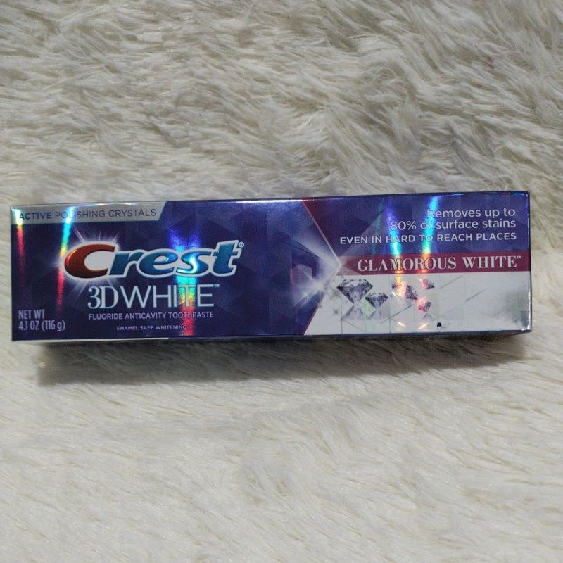 Crest D White Glamorous White Fluoride Anticavity Toothpaste G