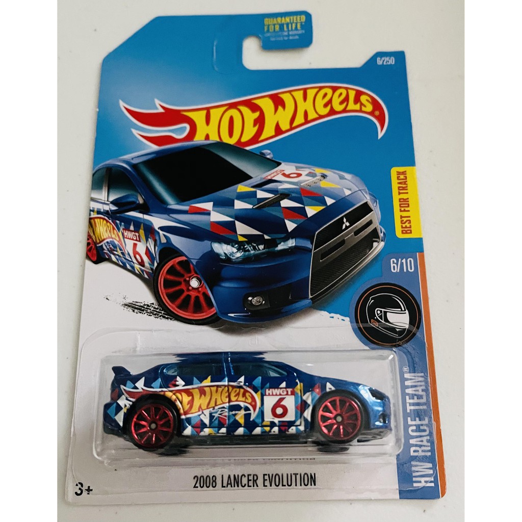 Hot Wheels HW Race Team Lancer Evolution Blue B Shopee