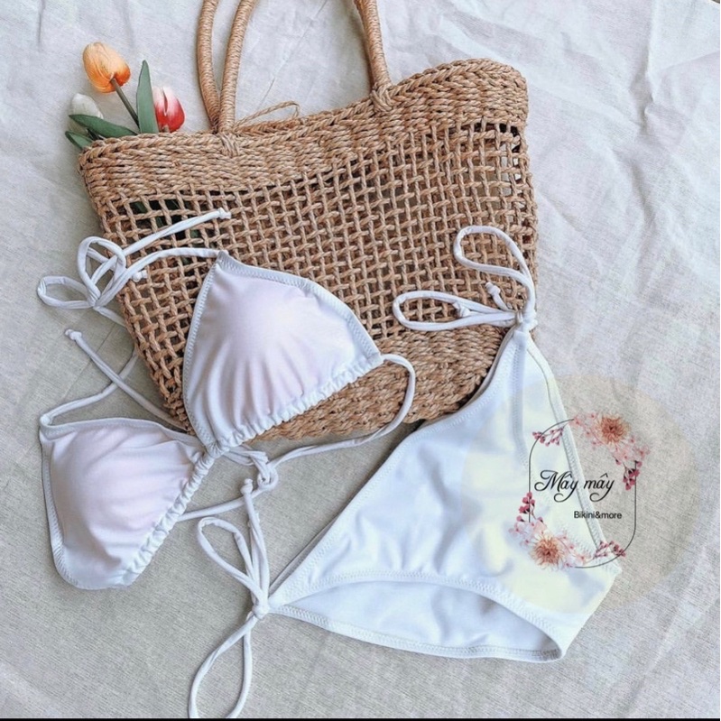 Cloud Bikini Basic White Bikini Shopee Philippines