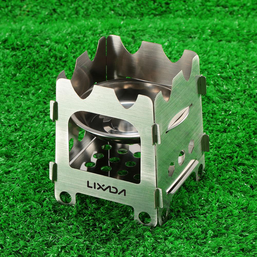 Lixada Outdoor Camping Stove Portable Ultralight Folding Stainless