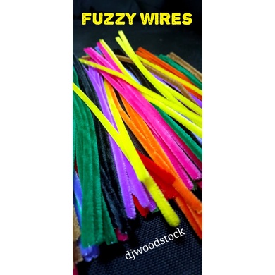 Fuzzy Wires Assorted Color Per Pack Pcs Shopee Philippines