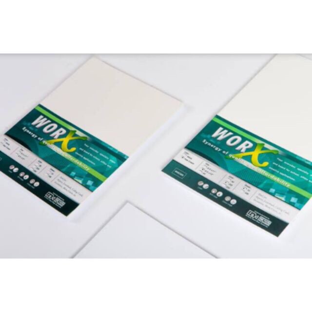 Worx Specialty Board Paper Gsm White Pale Cream Short Long Size