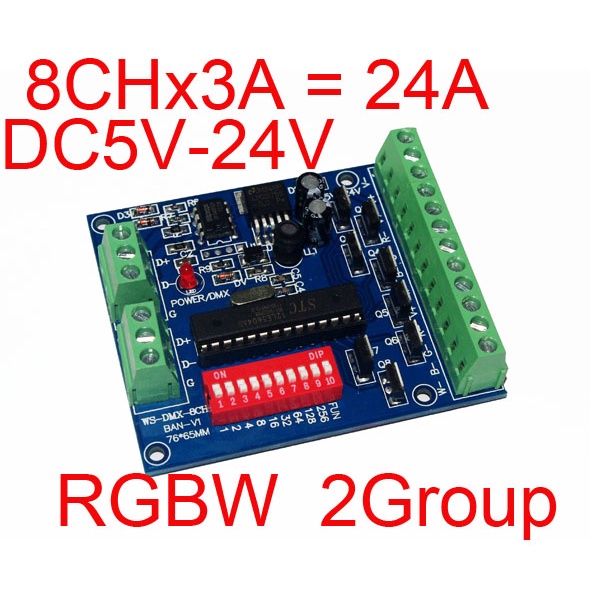 Dc V V Channel Groups Dmx Decoder Ch Easy Dmx Led