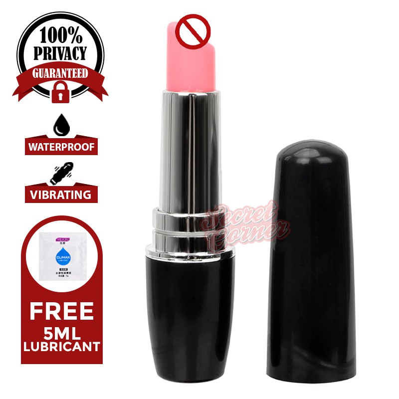 Secret Corner Portable Vibrating Lipstick V Vibrator Sex Toys For