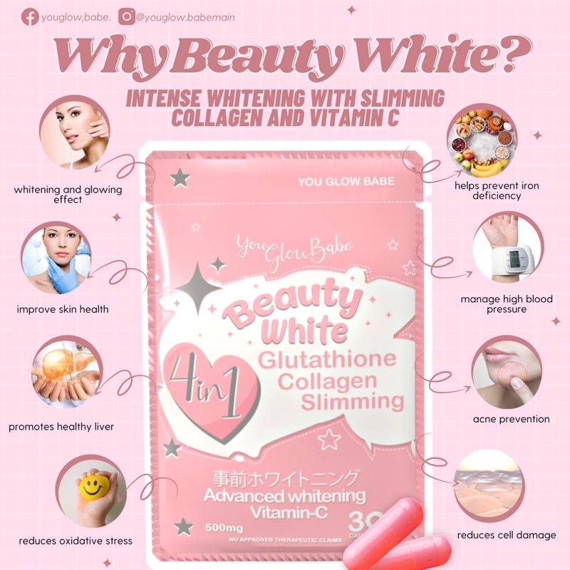 Skincare You Glow Babe Beauty Products You Glow Babe Beauty White