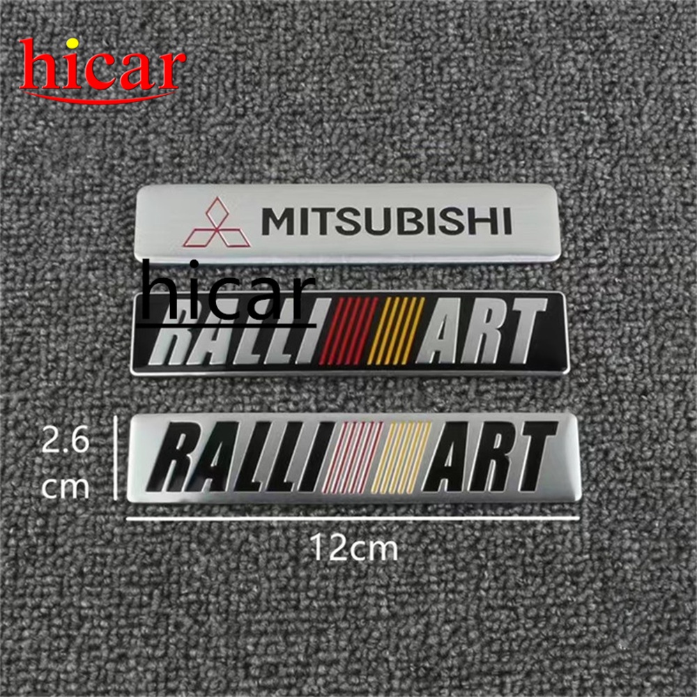 1Car Styling Accessories Emblem Badge Decal Sticker RALLIART Racing