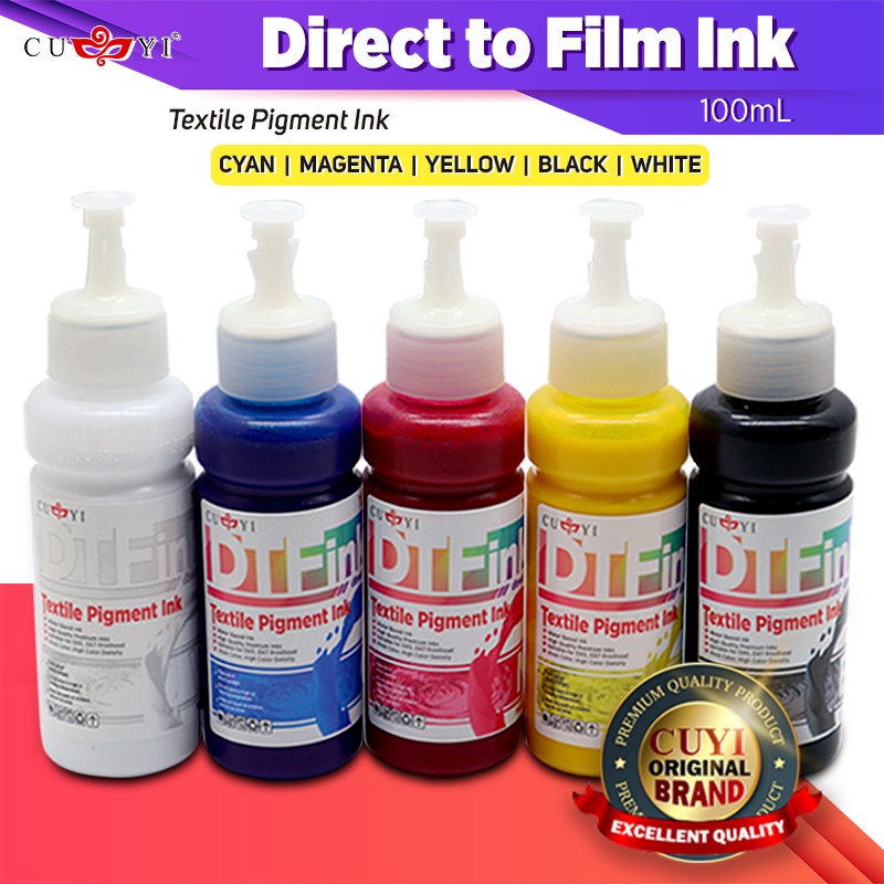 Ml Dtf Direct To Film Textile Pigment Ink C M Y Bk And White