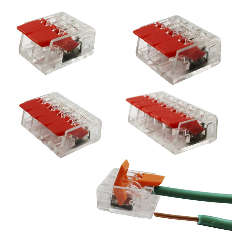 Pcs Wago Series Mini Fast Wire Connectors Cable Connector