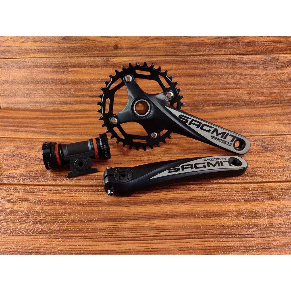 Sagmit Generation 3 0 HOLLOWTECH MTB Crank Set 36T 1X Mountain Bike MTB