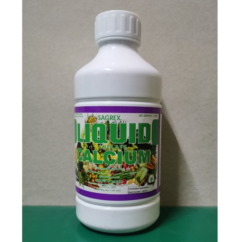 GROW MORE SAGREX LIQUID CHELATE CALCIUM 1 LITER Shopee Philippines