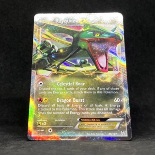 Pokemon Tcg Rayquaza Ex Ultra Rare Black White Dragons