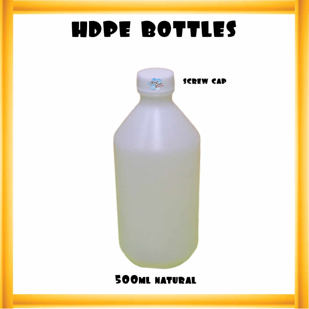 Hdpe Plastic Bottles With Cap Liter Ml Ml Shopee Philippines