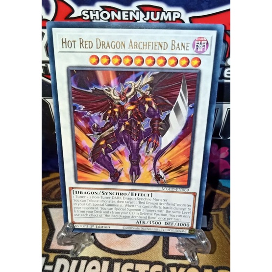 Hot Red Dragon Archfiend Bane MGED Gold Rare St Edition Yu Gi Oh