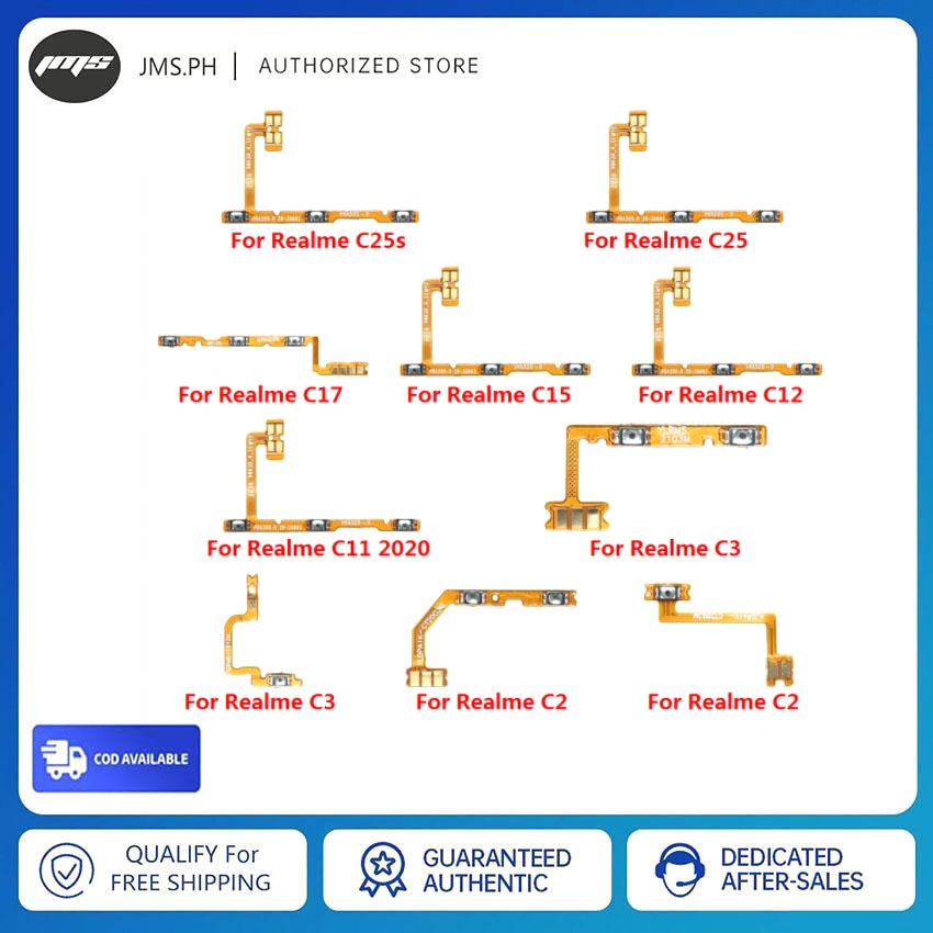 Realme Power Volume Button Flex Cable For Realme Pro C C