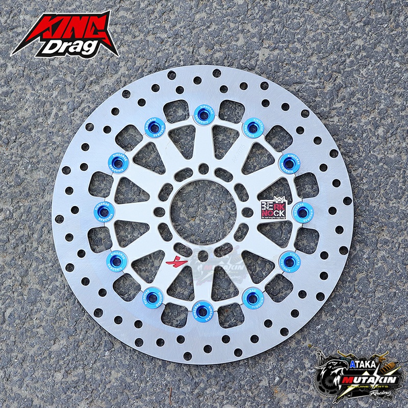 KINGDRAG 12 Rivets 267MM 4 Holes Rotor Disc Plate Sniper 135 Classic