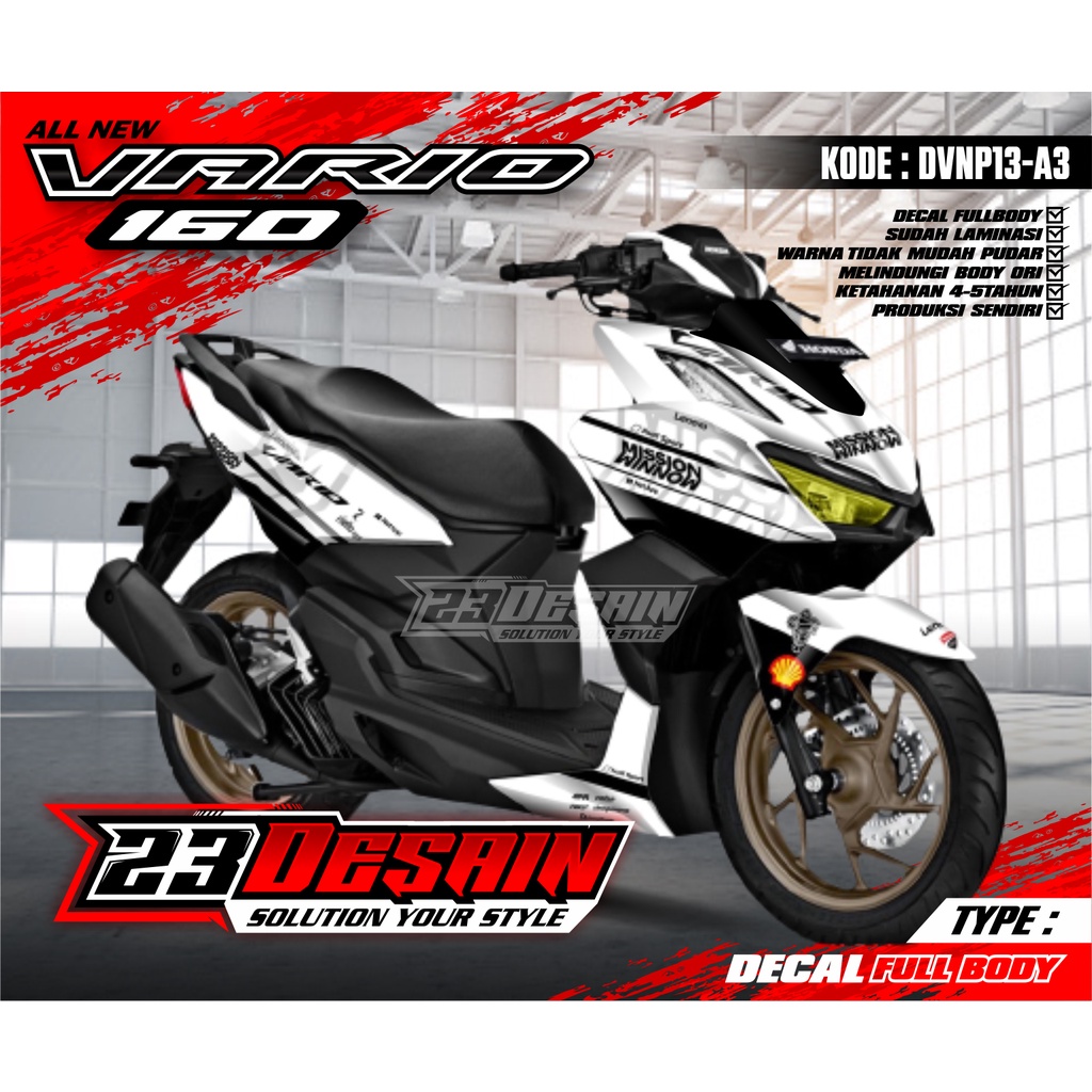 Decal Vario New Sticker Honda Vario Decal Siker Striping