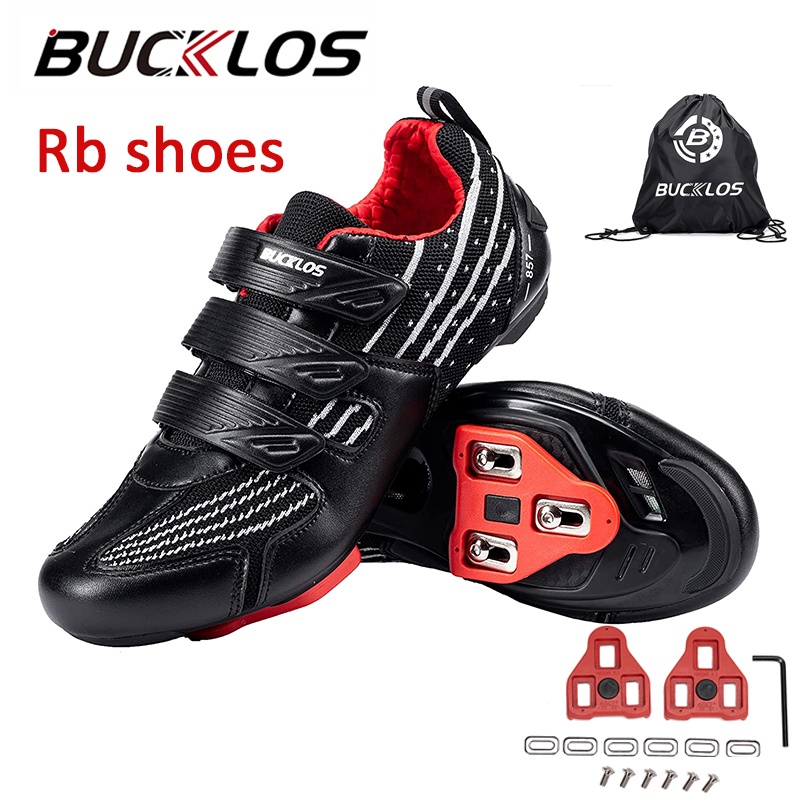 Bucklos Bike Shoes Self Lock Men Spd Sl Look Delta Road Bike Shoes