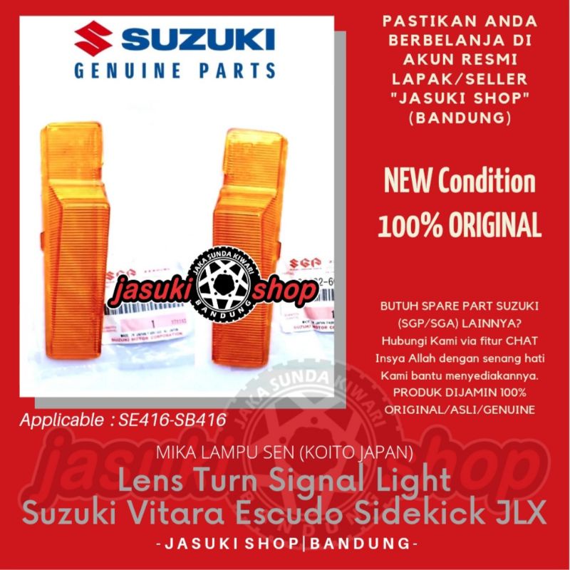 Lens Turn Signal Light Mika Glass Turn Signal Light Suzuki Vitara