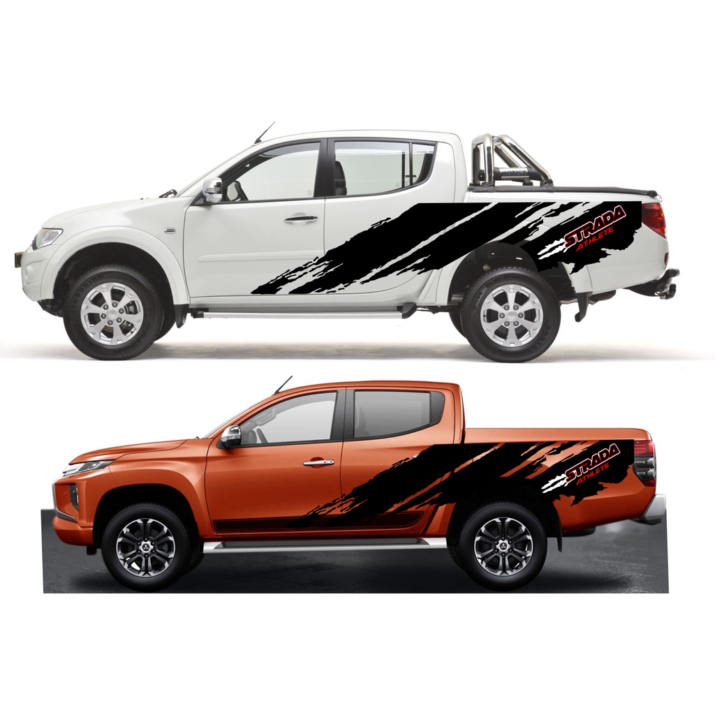 Mitsubishi Strada Triton Athlete Cutout Decals Shopee Philippines