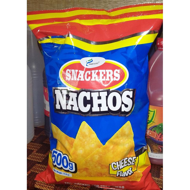 SNACKERS NACHOS NEW PAKAGING CHEESE FLAVOR 500G Shopee Philippines