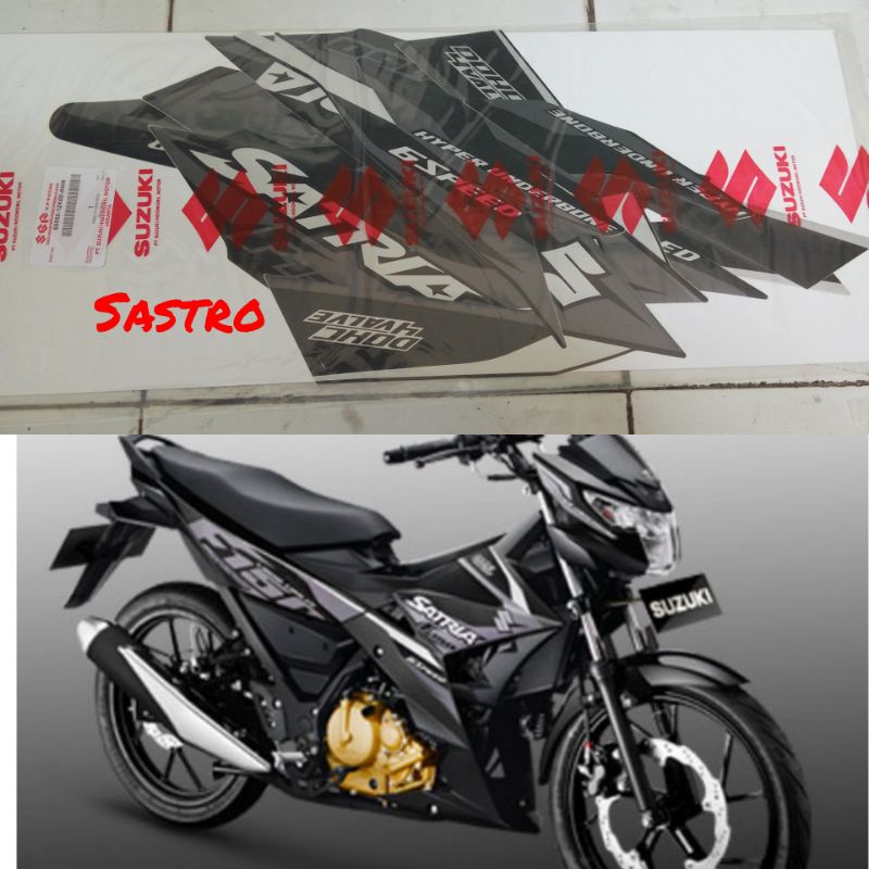 Suzuki Satria Fu Injection 2016 2017 Original Sgp Stripping Striping