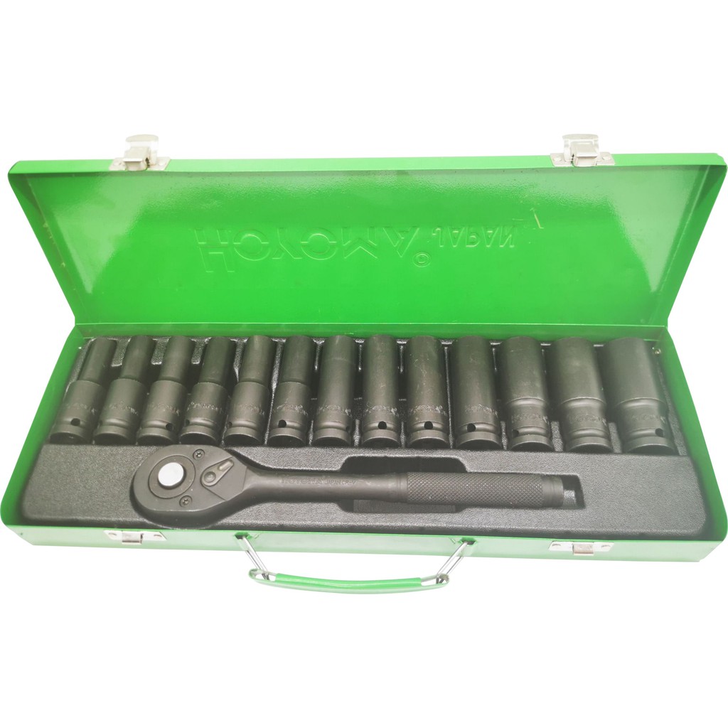 Hoyoma Pcs Deep Socket Set Drive Point Ht Ds Shopee