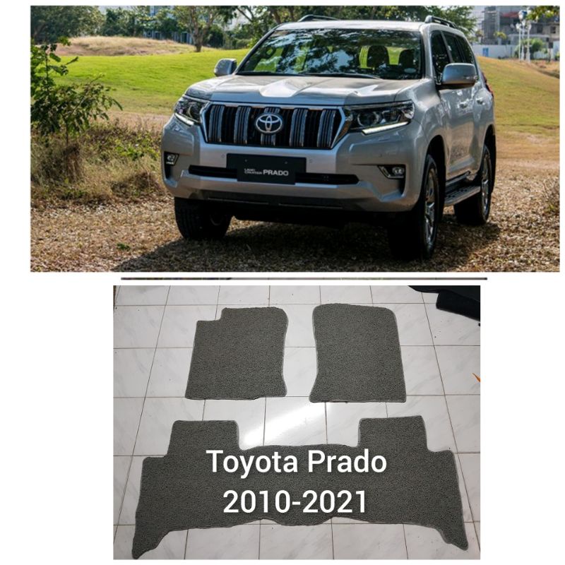 Toyota Land Cruiser Prado 2010 2021 Nomad Rubber Car Mat 1st 2nd Rows