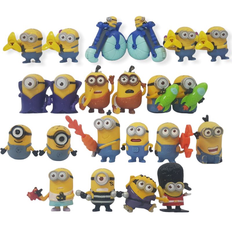 Minions McDonalds Happy Meal Collectible Minion Toys Bundle Set 22pcs