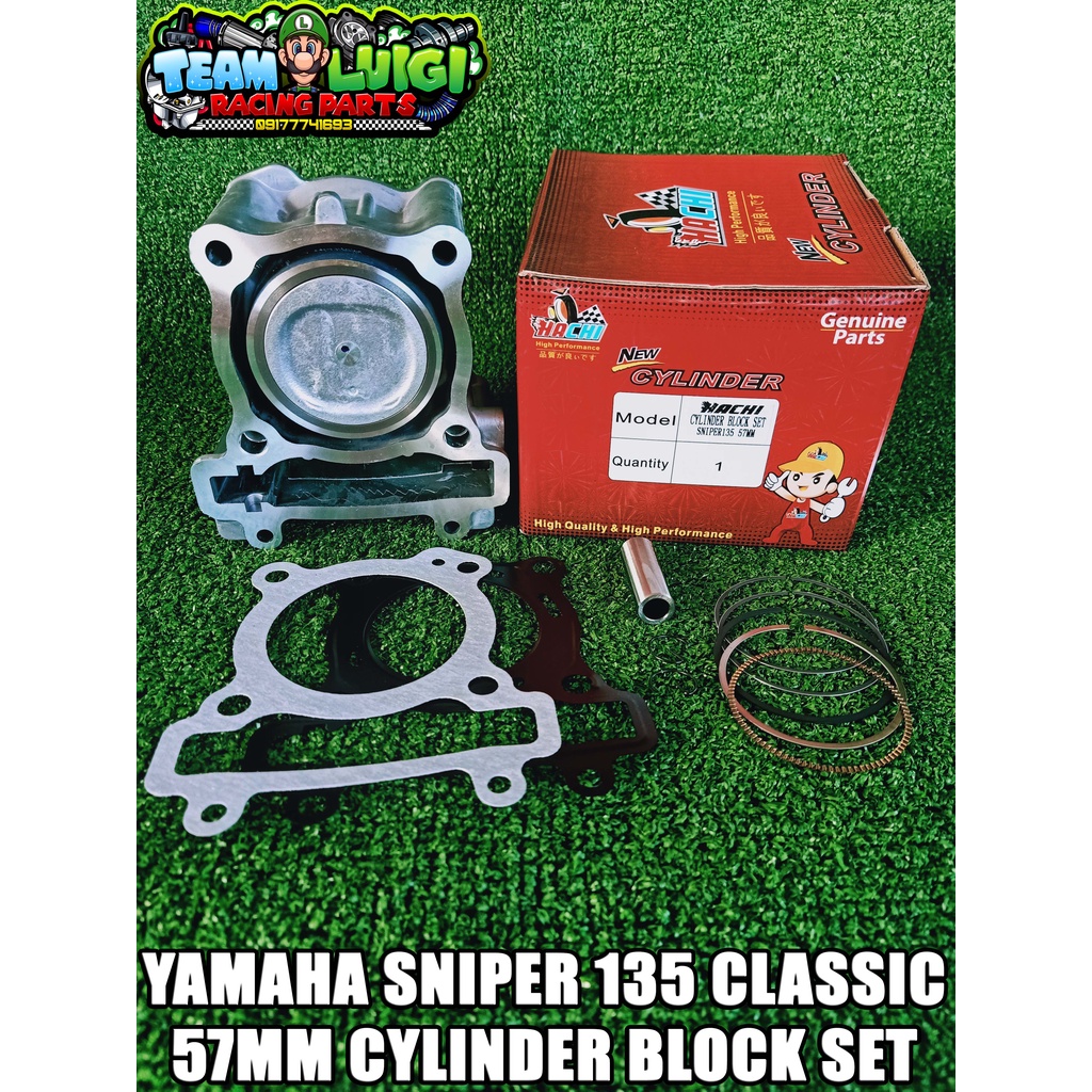 Hachi Yamaha Sniper Classic Mm Cylinder Block Set Shopee