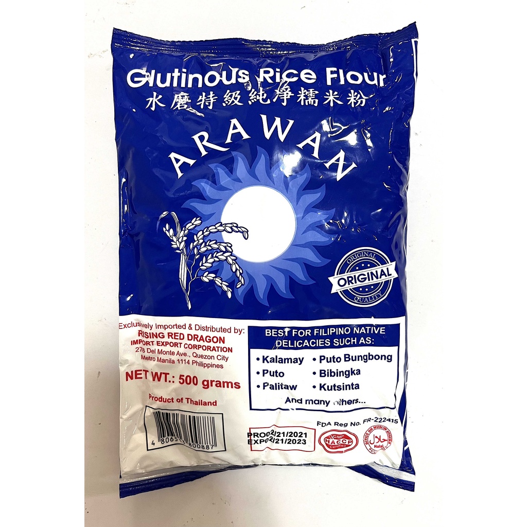 Grams Arawan Glutinous Rice Flour Best For Native Delicacies