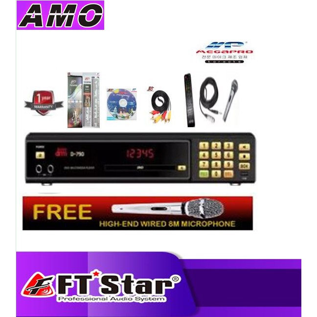 Mp Megapro D Doremi Karaoke Player Dvd Songbook Remote Mic