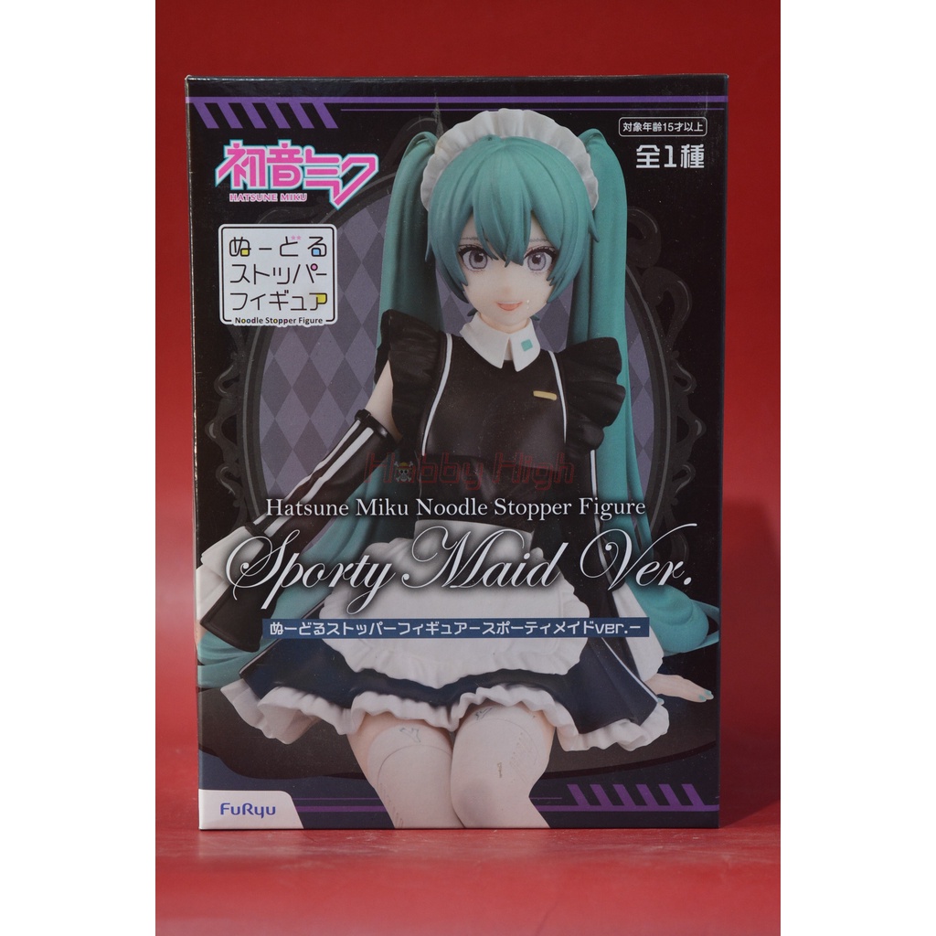 Furyu Hatsune Miku Noodle Stopper Figure Hatsune MikuSporty Maid Ver