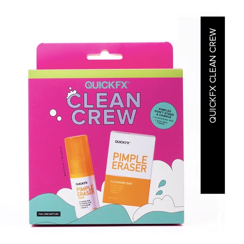 Brand New Auth Quickfx Clean Crew Quickfx Pimple Eraser Rescue Skin