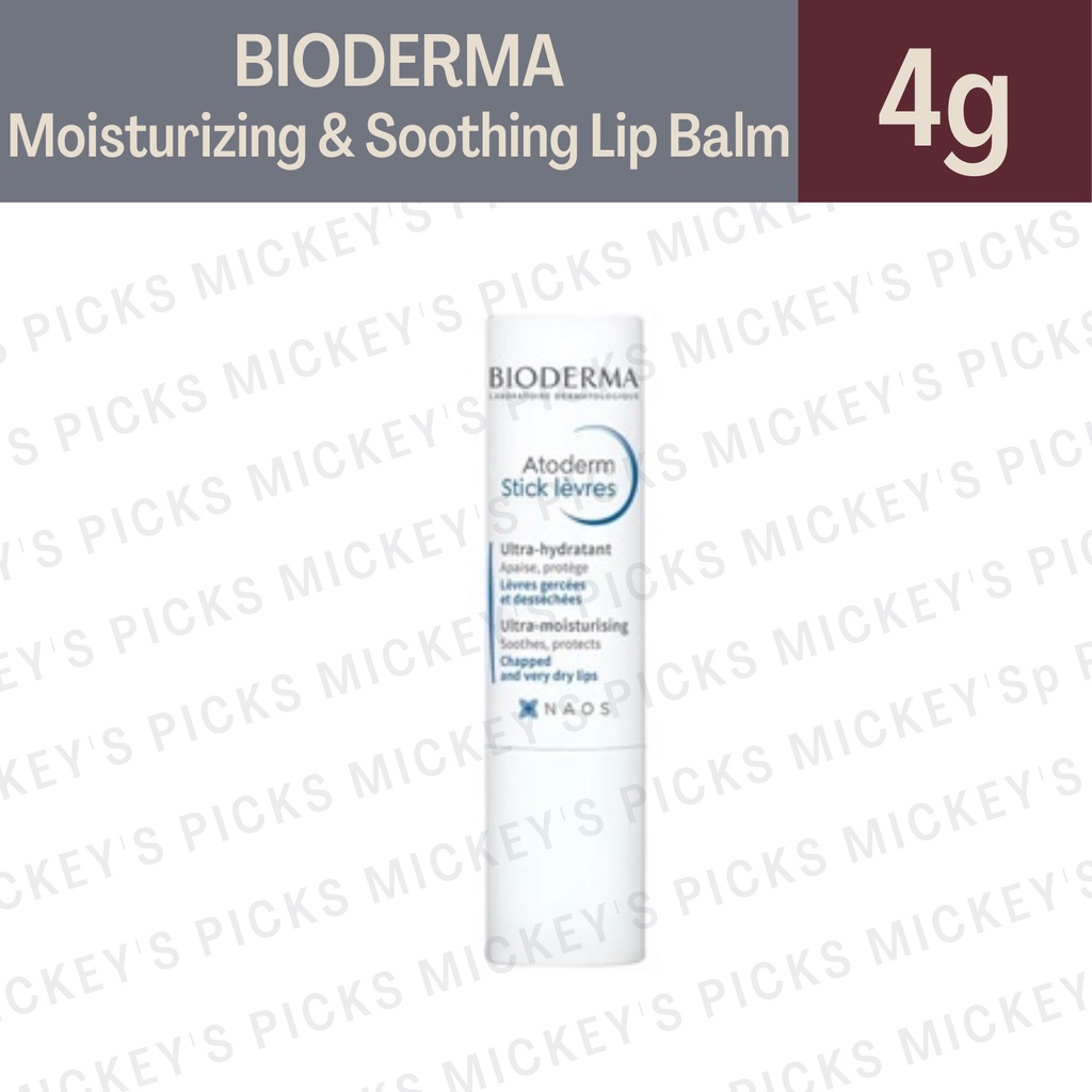 Bioderma Atoderm Stick Levres Moisturising And Soothing Lip Balm Dry