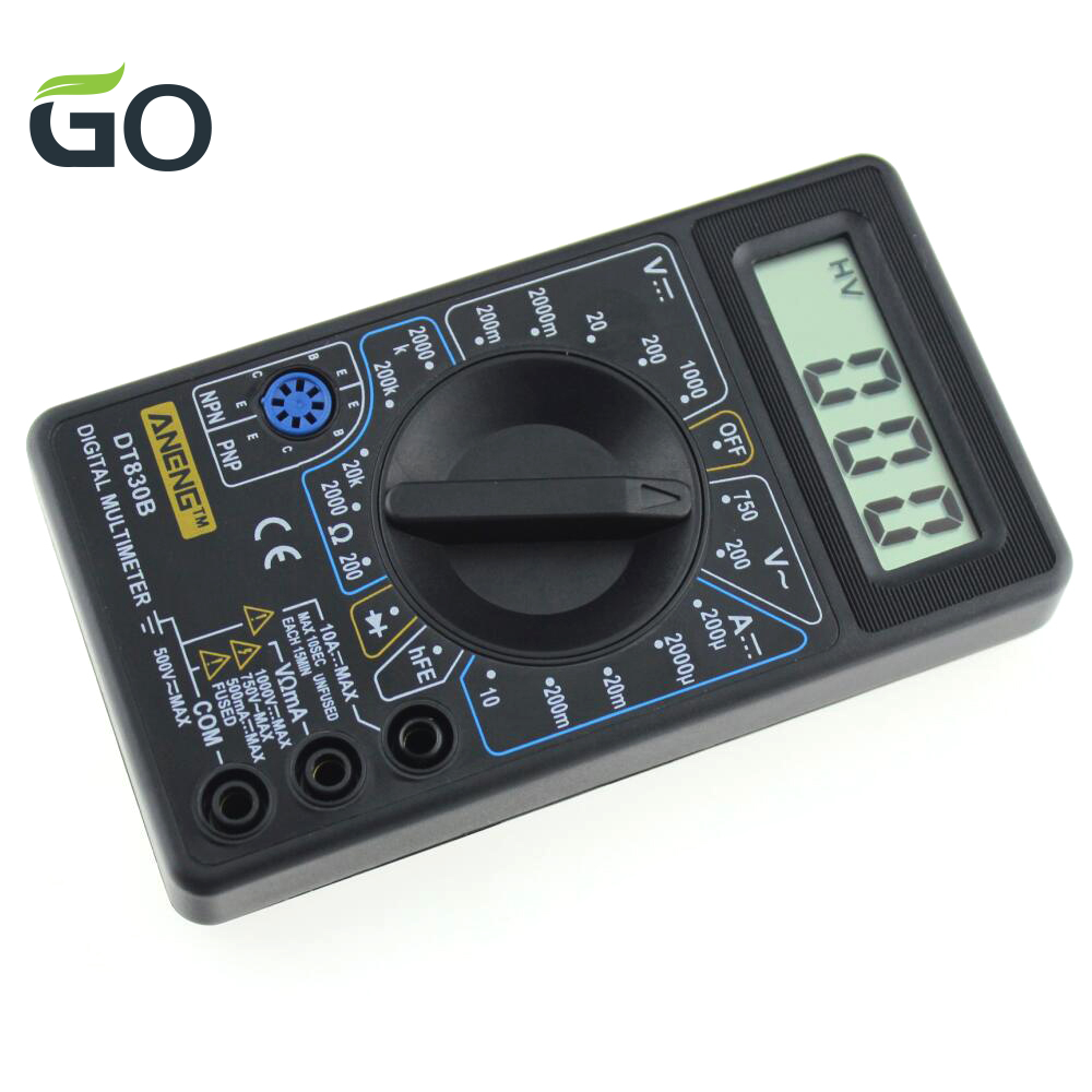 ANENG DT830B Mini LCD Digital Multimeter Electric Voltmeter Ammeter