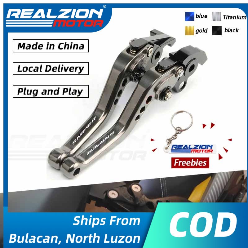 REALZION For YAMAHA Sniper 150 155 Modified CNC Brake Lever Clutch