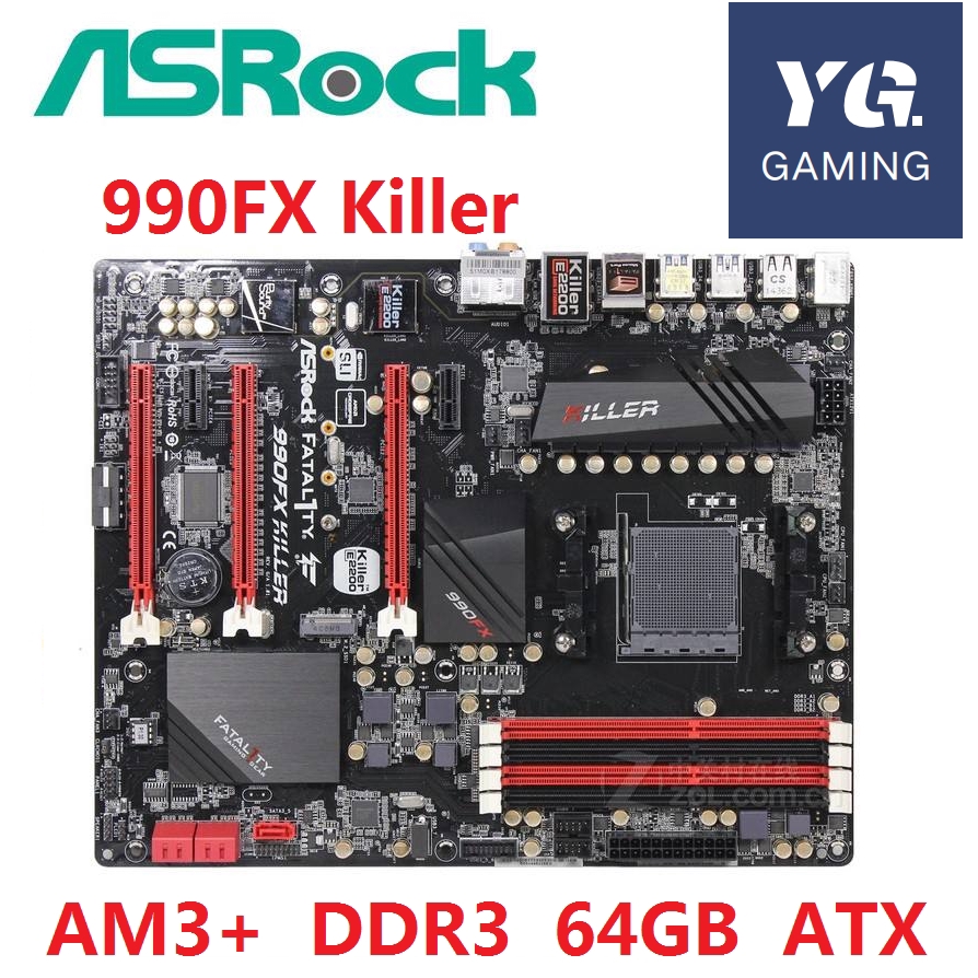 Asrock Fatal Ty Fx Killer Original Used Desktop For Amd Fx