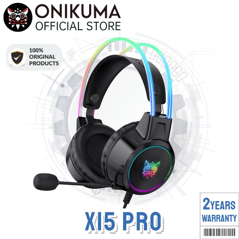 Onikuma X Pro Gaming Headset With Mic And Noise Cancellation