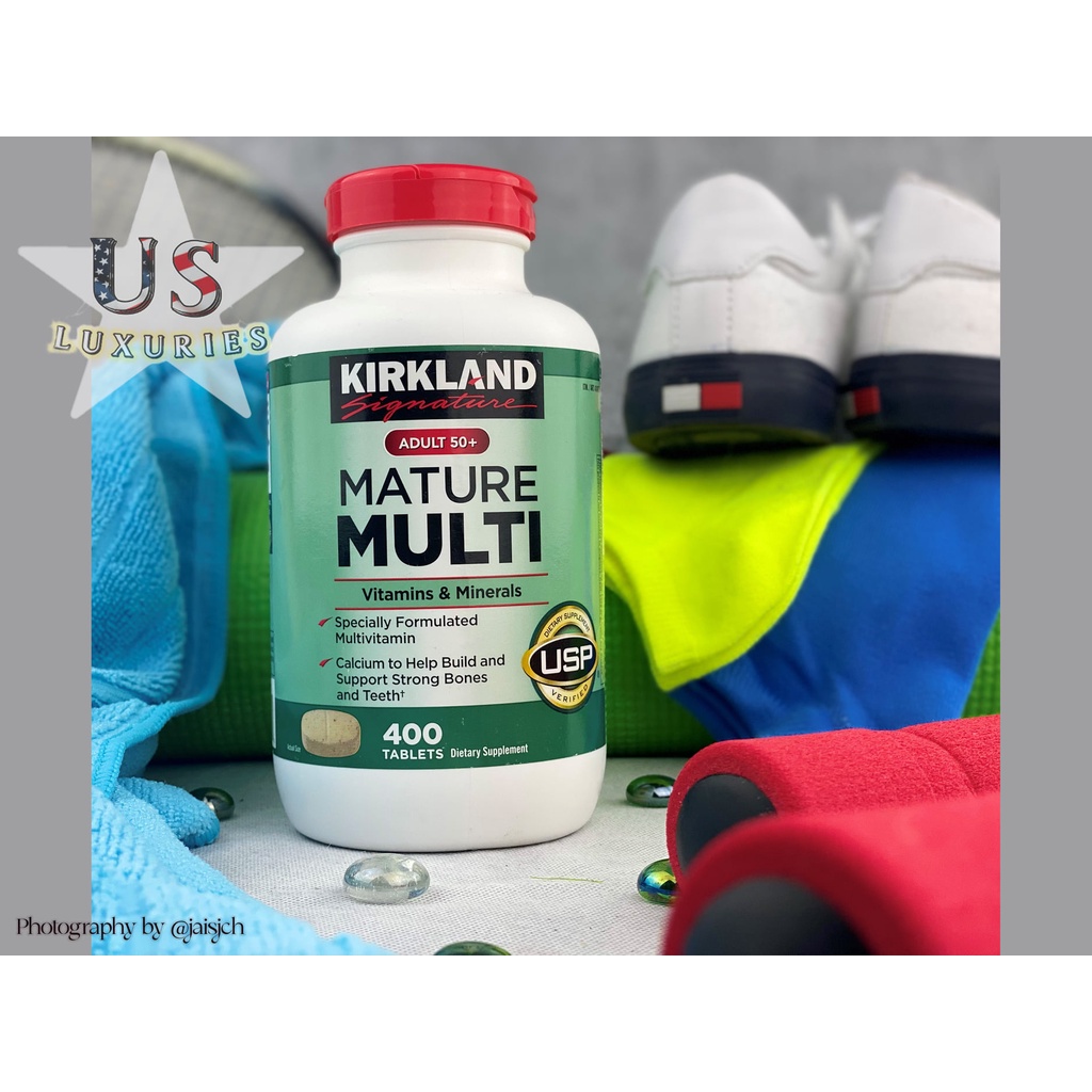 Kirkland Signature Adult Mature Multi Vitamins Minerals Shopee